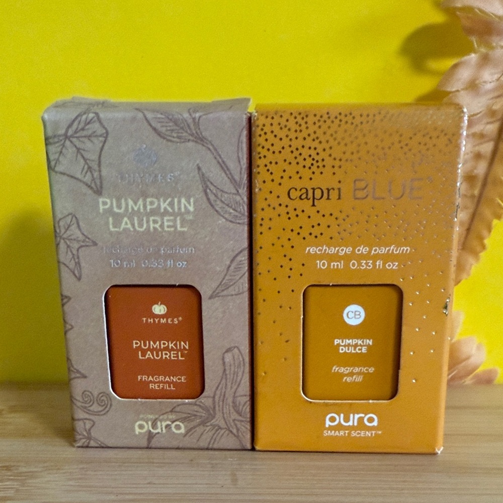 Pura Fragrance Diffuser Refill Set - Pumpkin Laurel and Pumpkin Dulce
